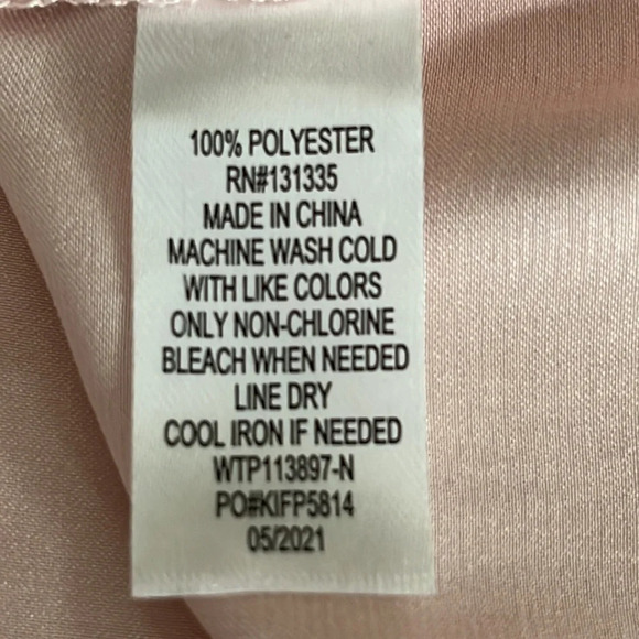 Socialite Open Back Sleeveless Swing Top in Pink Champagne - NEW - Large - Picture 5 of 5